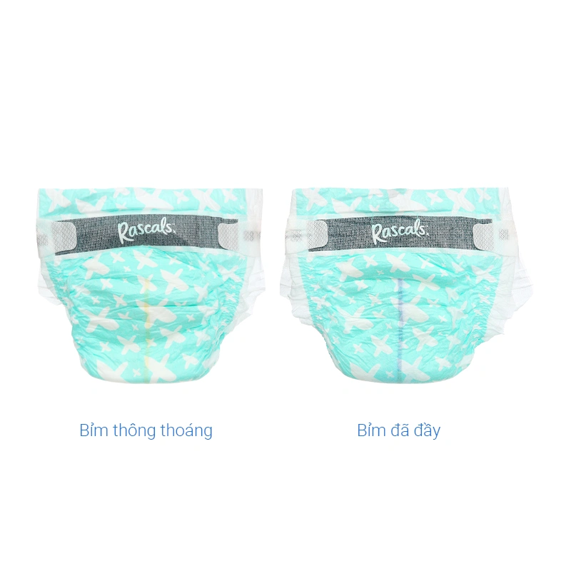 Combo 3 tã dán Rascals size S 70 miếng/bịch (4 - 8 kg) - Giao bao bì ngẫu nhiên 28