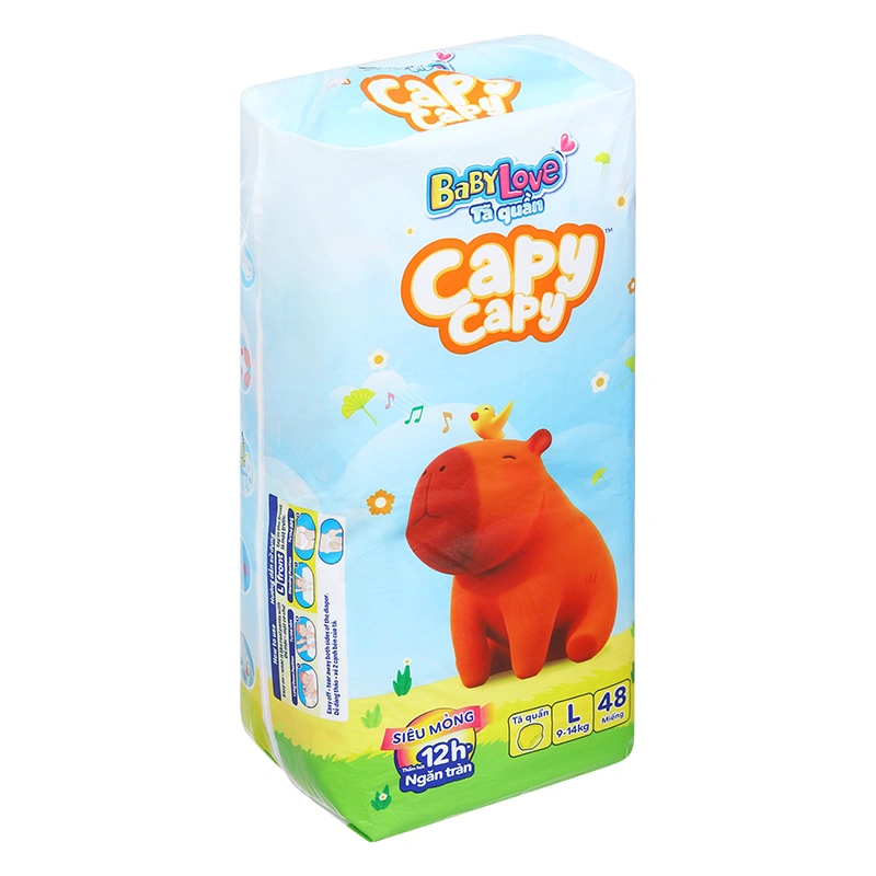 Tã quần BabyLove Capycapy size XL 44 miếng (12 - 17 kg) 29