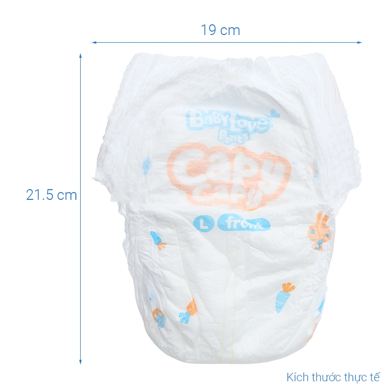 Tã quần BabyLove Capycapy size XL 44 miếng (12 - 17 kg) 33