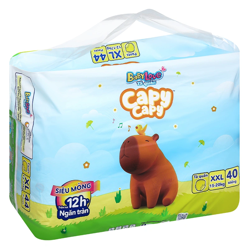 Tã quần BabyLove Capycapy size XL 44 miếng (12 - 17 kg) 42
