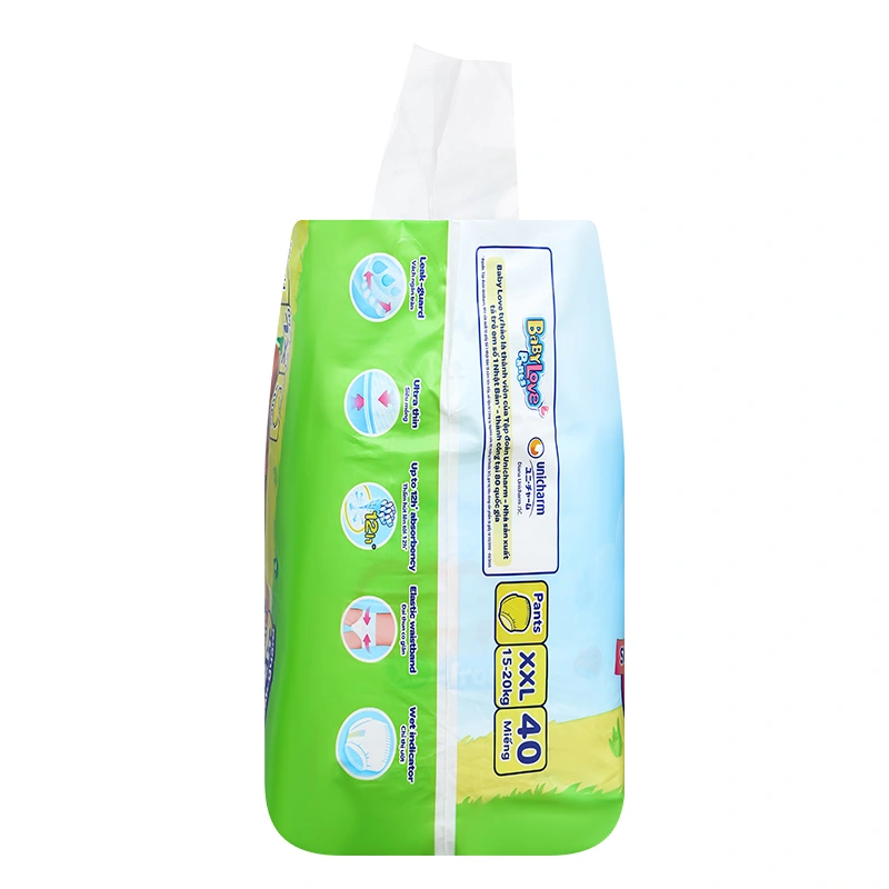 Tã quần BabyLove Capycapy size XL 44 miếng (12 - 17 kg) 44