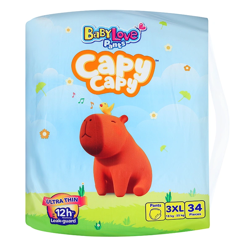 Tã quần BabyLove Capycapy size XL 44 miếng (12 - 17 kg) 15