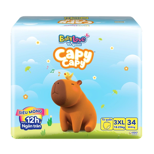 Tã quần BabyLove Capycapy size XXXL