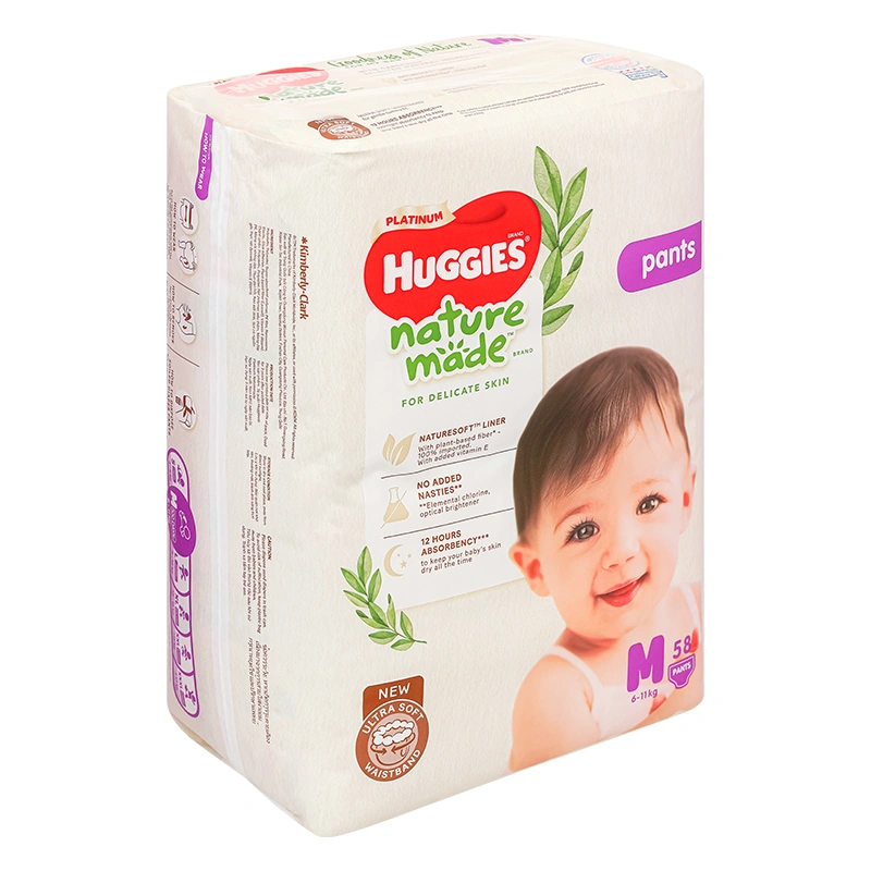 Tã quần Huggies Platinum nature made siêu cao cấp size L 44 miếng (9 - 14 kg) - Giao bao bì ngẫu nhiên 21