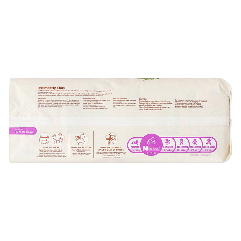 Tã quần Huggies Platinum nature made siêu cao cấp size L 44 miếng (9 - 14 kg) - Giao bao bì ngẫu nhiên 23