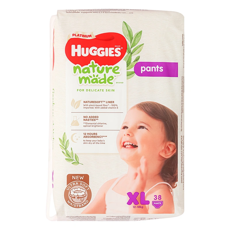 Tã quần Huggies Platinum nature made siêu cao cấp size L 44 miếng (9 - 14 kg) - Giao bao bì ngẫu nhiên 37