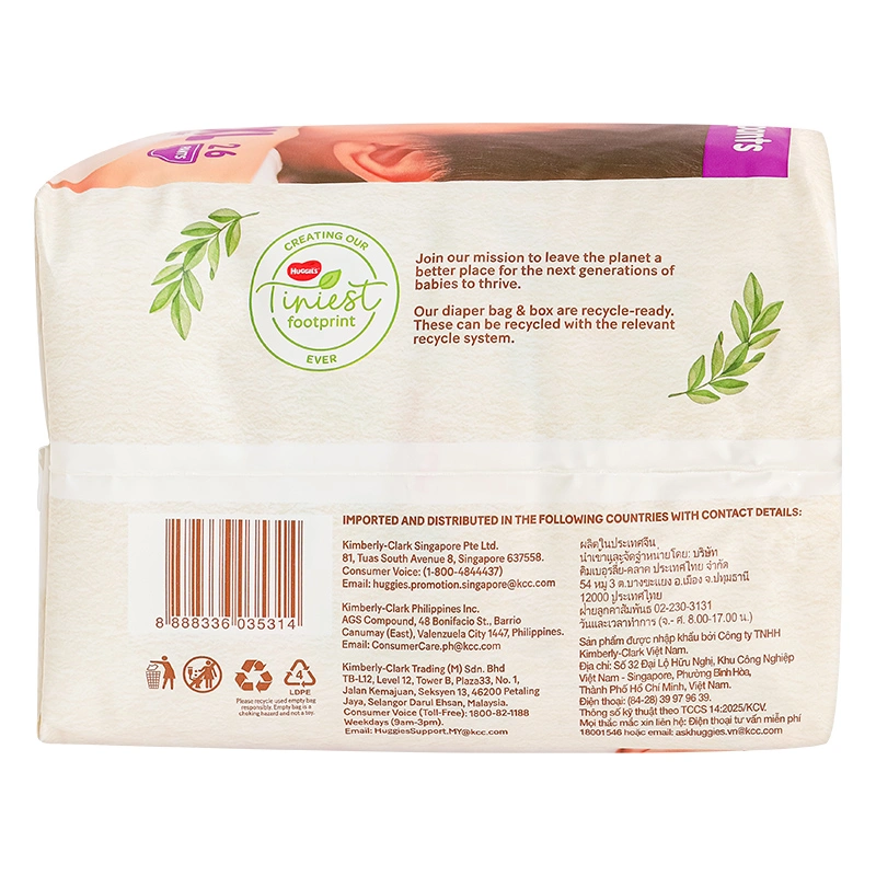Tã quần Huggies Platinum nature made siêu cao cấp size L 44 miếng (9 - 14 kg) - Giao bao bì ngẫu nhiên 56