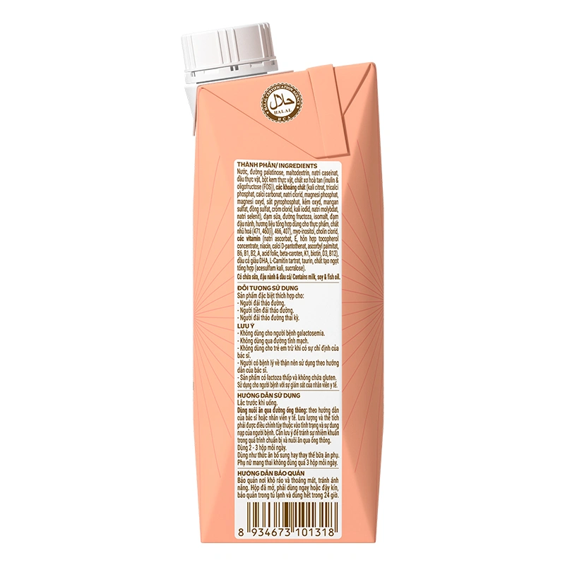 Lốc 3 sữa nước dinh dưỡng người lớn Vinamilk Sure Dicerna hương tự nhiên 237 ml 20