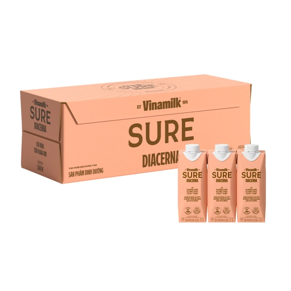 Thùng 24 sữa nước dinh dưỡng người lớn Vinamilk Sure Dicerna