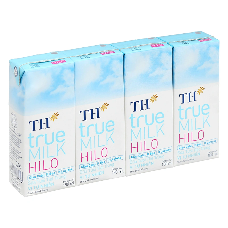 Thùng 48 hộp sữa tươi tiệt trùng TH true MILK Hilo không đường 180 ml (từ 1 tuổi) 5