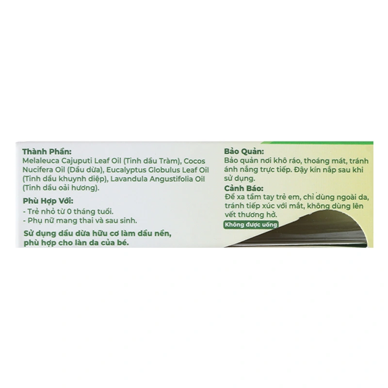 Tinh dầu tràm khuynh diệp newborn Mệ Đoan 30 ml 10