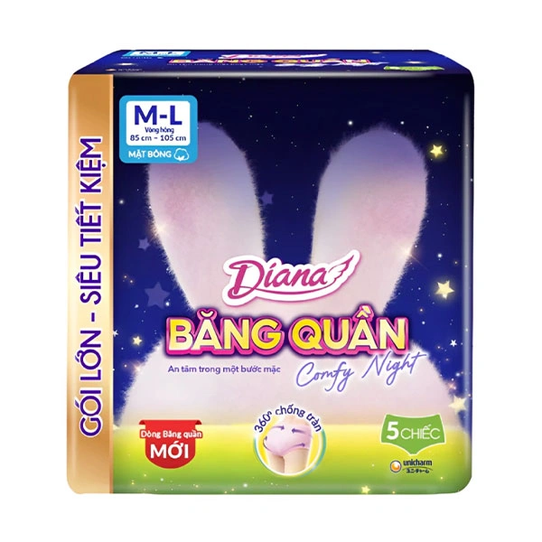 Băng quần Diana Comfy Night chống tràn size M-L