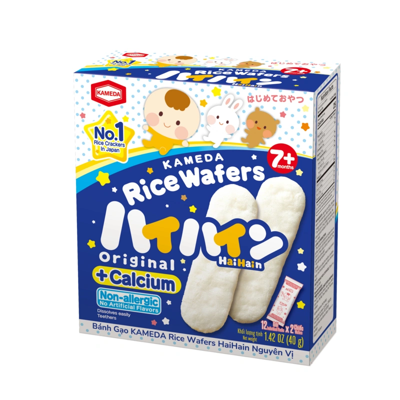 Bánh gạo ăn dặm HaiHain nguyên vị 40g (từ 7 tháng) 3