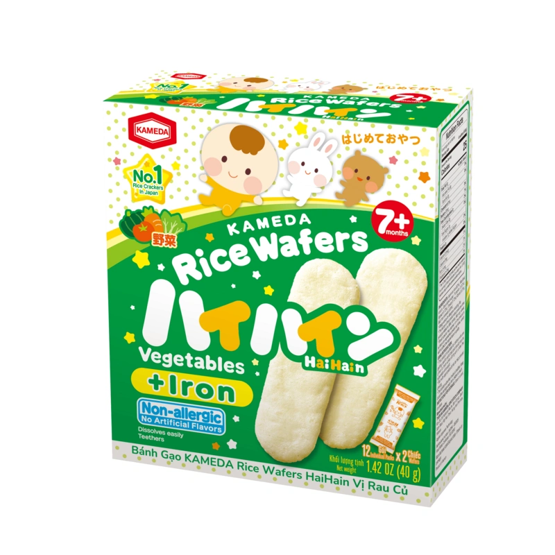 Bánh gạo ăn dặm HaiHain nguyên vị 40g (từ 7 tháng) 13