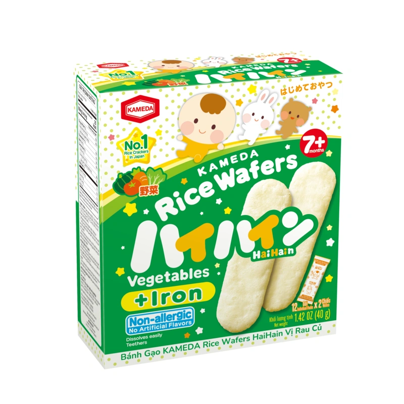 Bánh gạo ăn dặm HaiHain nguyên vị 40g (từ 7 tháng) 14