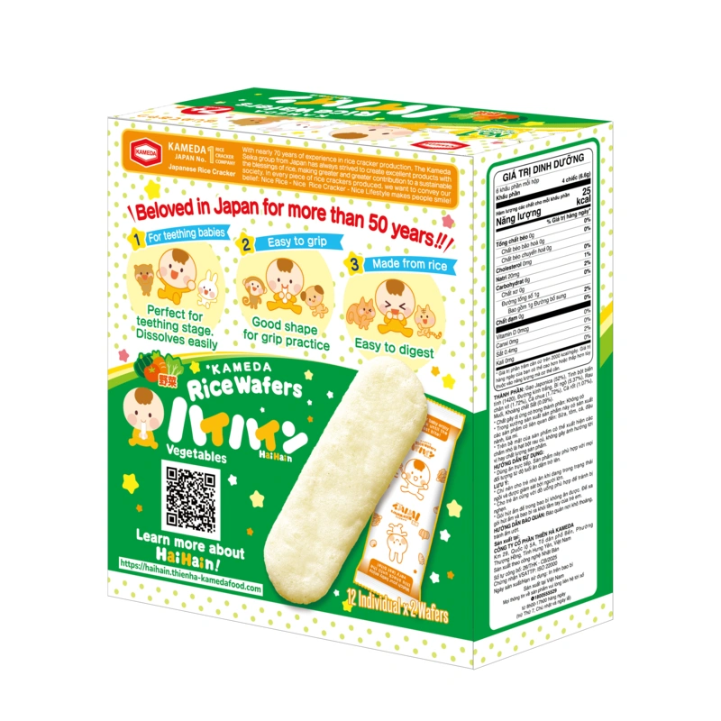 Bánh gạo ăn dặm HaiHain nguyên vị 40g (từ 7 tháng) 15