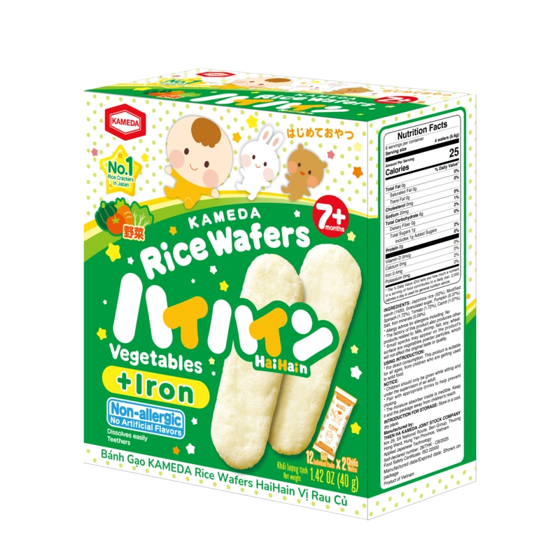 Bánh gạo ăn dặm HaiHain nguyên vị 40g (từ 7 tháng) 16