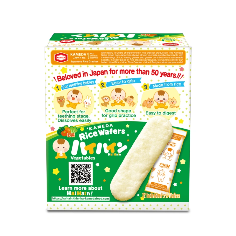 Bánh gạo ăn dặm HaiHain nguyên vị 40g (từ 7 tháng) 17