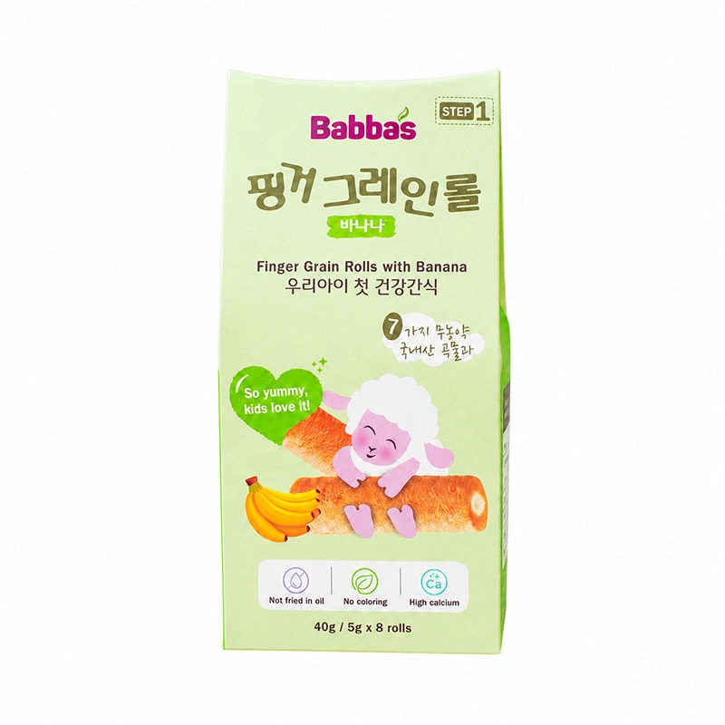 Bánh ngũ cốc ăn dặm Babba's vị dâu, việt quất hộp 40g (từ 8 tháng) 7