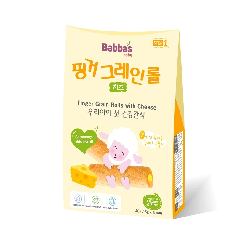 Bánh ngũ cốc ăn dặm Babba's vị dâu, việt quất hộp 40g (từ 8 tháng) 13