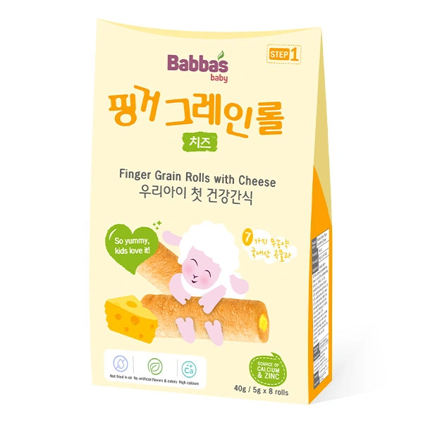Bánh ngũ cốc ăn dặm Babba's vị phô mai