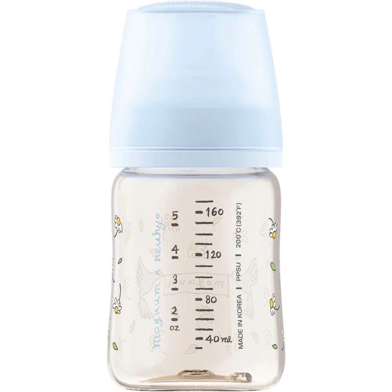 Bình sữa nhựa PPSU Moyuum Premium cổ rộng All In One Bottle  270 ml - Blooming (3 - 6 tháng) 11