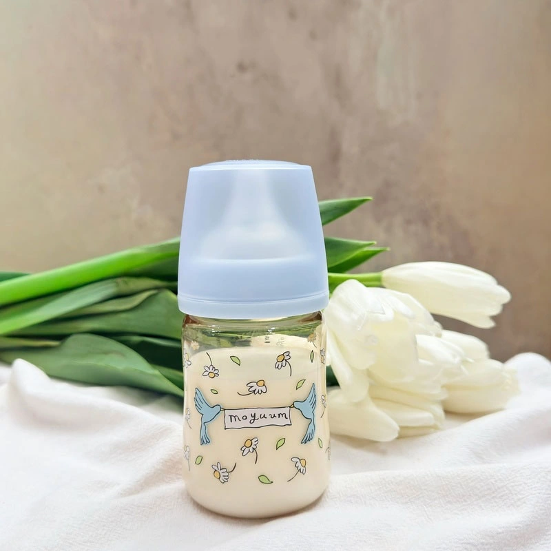 Bình sữa nhựa PPSU Moyuum Premium cổ rộng All In One Bottle  270 ml - Blooming (3 - 6 tháng) 13