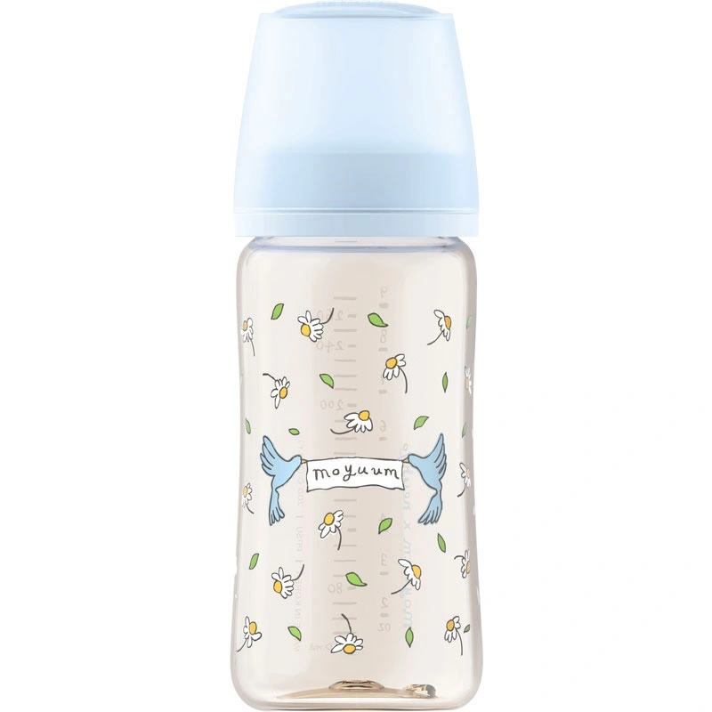 Bình sữa nhựa PPSU Moyuum Premium cổ rộng All In One Bottle  270 ml - Blooming (3 - 6 tháng) 2