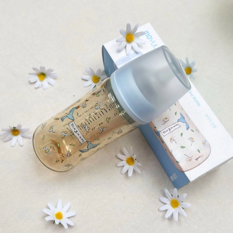 Bình sữa nhựa PPSU Moyuum Premium cổ rộng All In One Bottle  270 ml - Blooming (3 - 6 tháng) 4