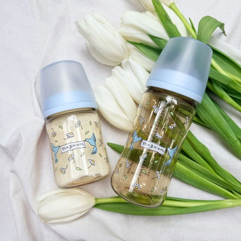Bình sữa nhựa PPSU Moyuum Premium cổ rộng All In One Bottle  270 ml - Blooming (3 - 6 tháng) 6