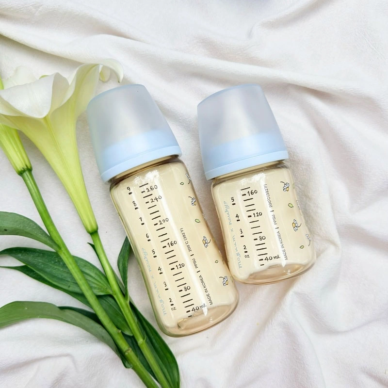 Bình sữa nhựa PPSU Moyuum Premium cổ rộng All In One Bottle  270 ml - Blooming (3 - 6 tháng) 7