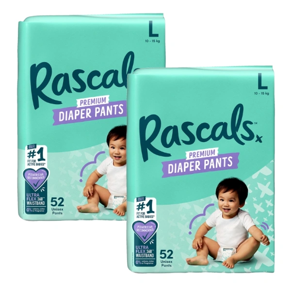 Combo 2 tã quần Rascals size L - Giao bao bì ngẫu nhiên