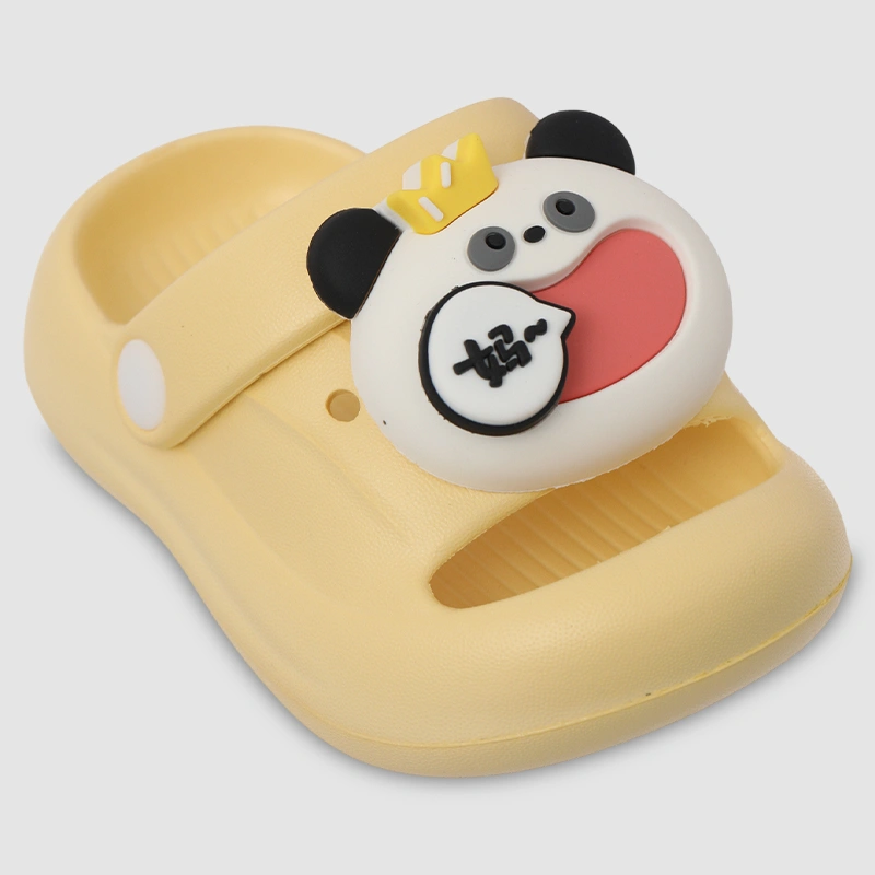 Dép quai ngang cho bé HappyTime S711 màu vàng 3
