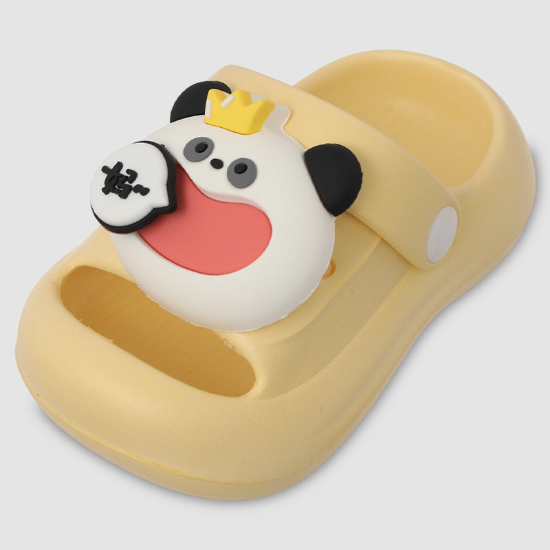 Dép quai ngang cho bé HappyTime S711 màu vàng 4