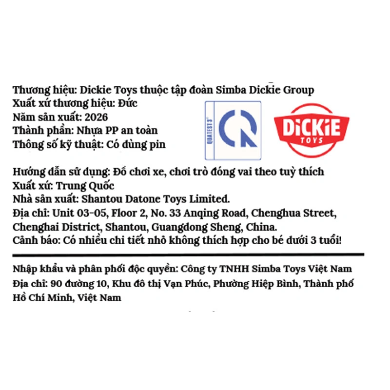 Đồ chơi điều khiển RC Fire´N Frost Flippy Dickie Toys 201103007 8