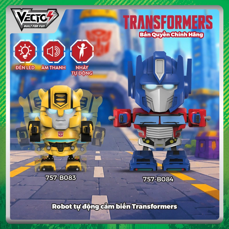 Đồ chơi mô hình Robot tự động cảm biến VECTO Transformers - Bumblebee 12