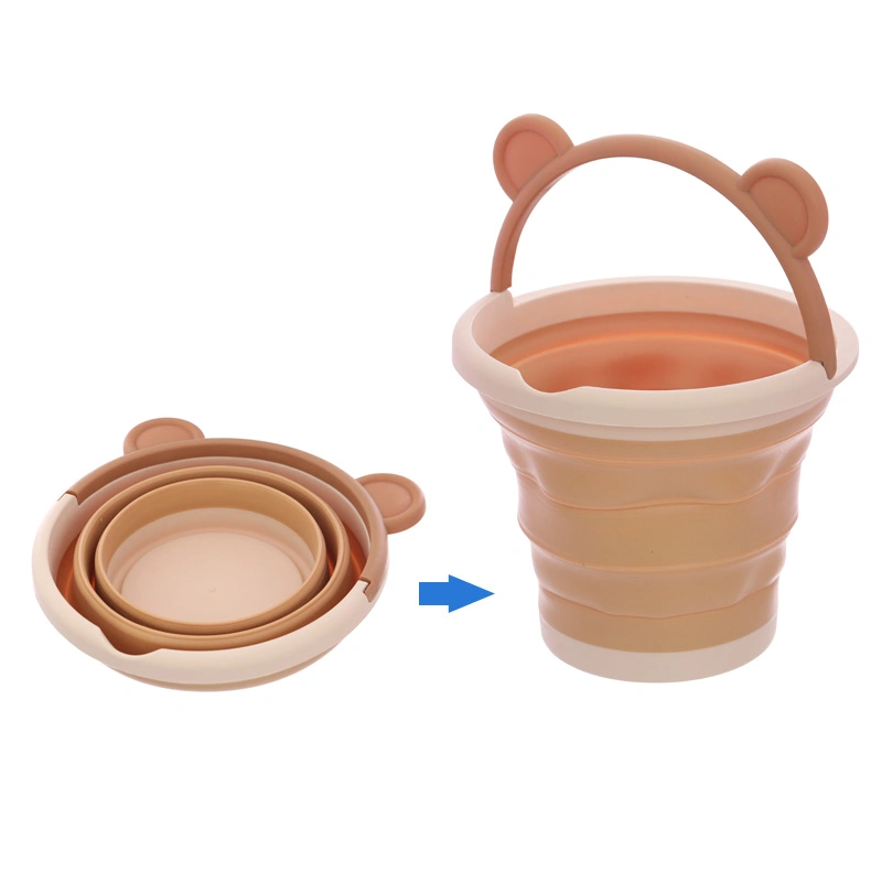 Đồ chơi unisex bộ xúc cát bãi biển Happytime 0768 gấu nâu 5