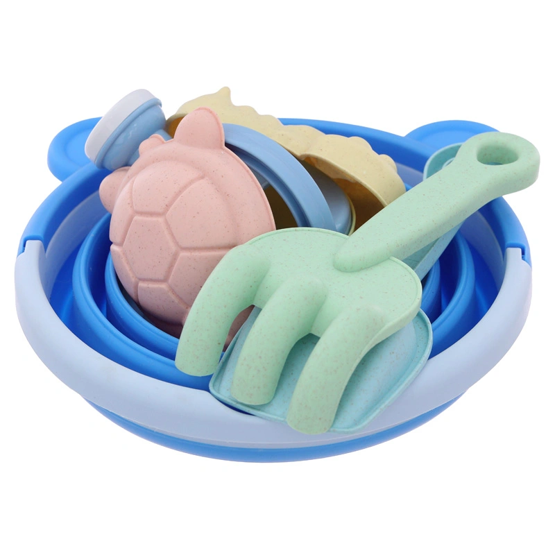 Đồ chơi unisex bộ xúc cát bãi biển Happytime 0768 gấu nâu 13