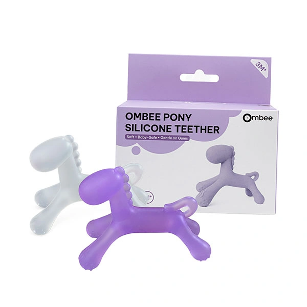 Gặm nướu silicone Ombee Pony Tím - KM