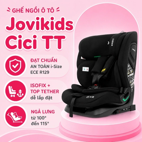Ghế ngồi ô tô Jovikids Cici TT (15 tháng - 12 tuổi) 1