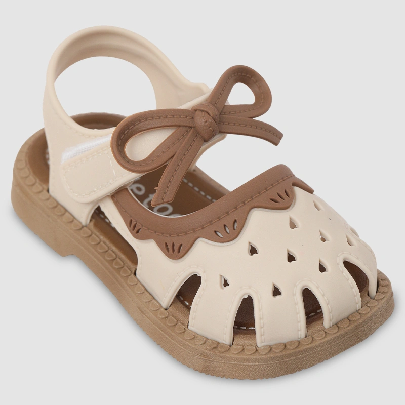 Giày sandal cho bé HappyTime SD010 màu trắng - nâu 3
