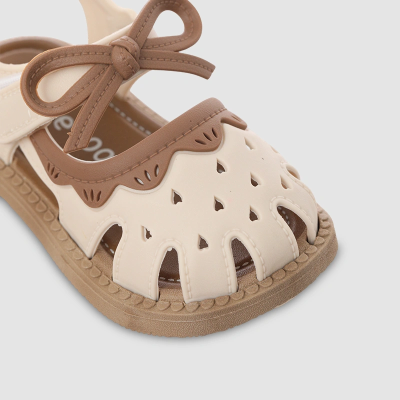 Giày sandal cho bé HappyTime SD010 màu trắng - nâu 6