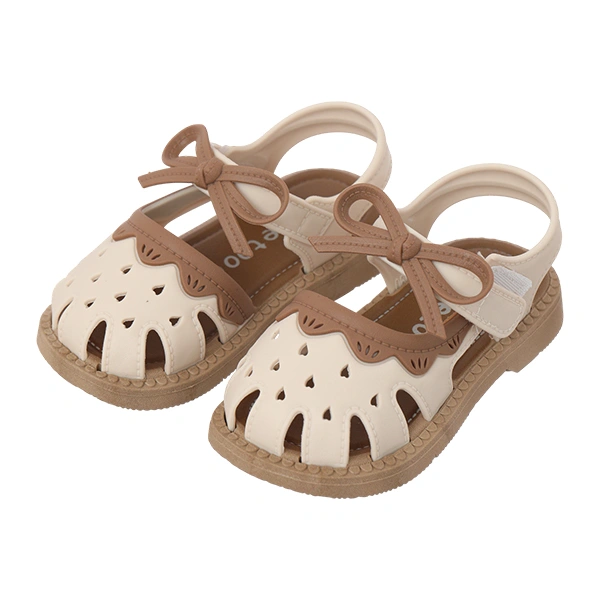 Giày sandal HappyTime SD010 màu trắng - nâu