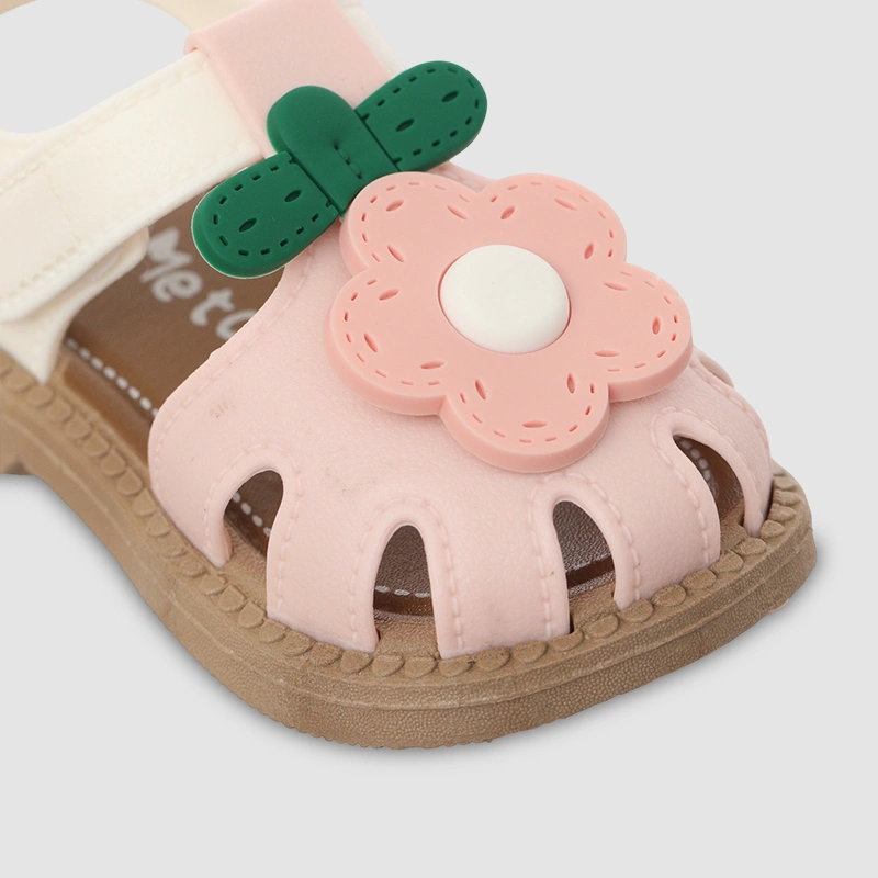 Giày sandal cho bé HappyTime SD011 màu trắng - hồng 6
