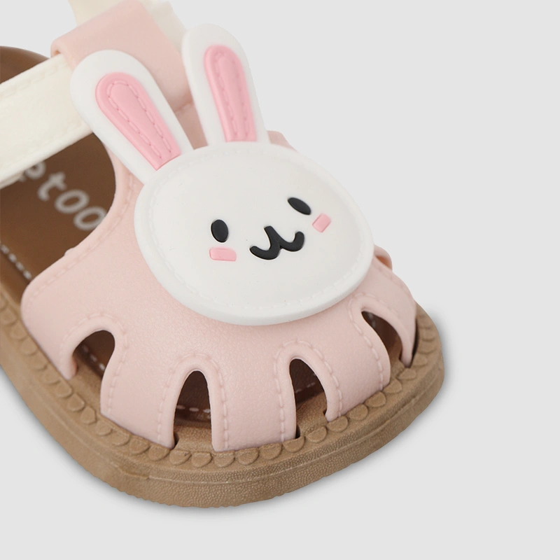 Giày sandal cho bé HappyTime SD012 màu trắng - hồng 6