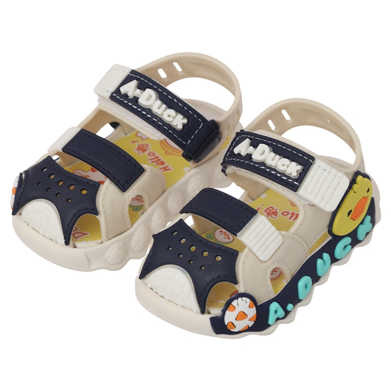 Giày sandal cho bé HappyTime SD014 màu trắng - xanh 2