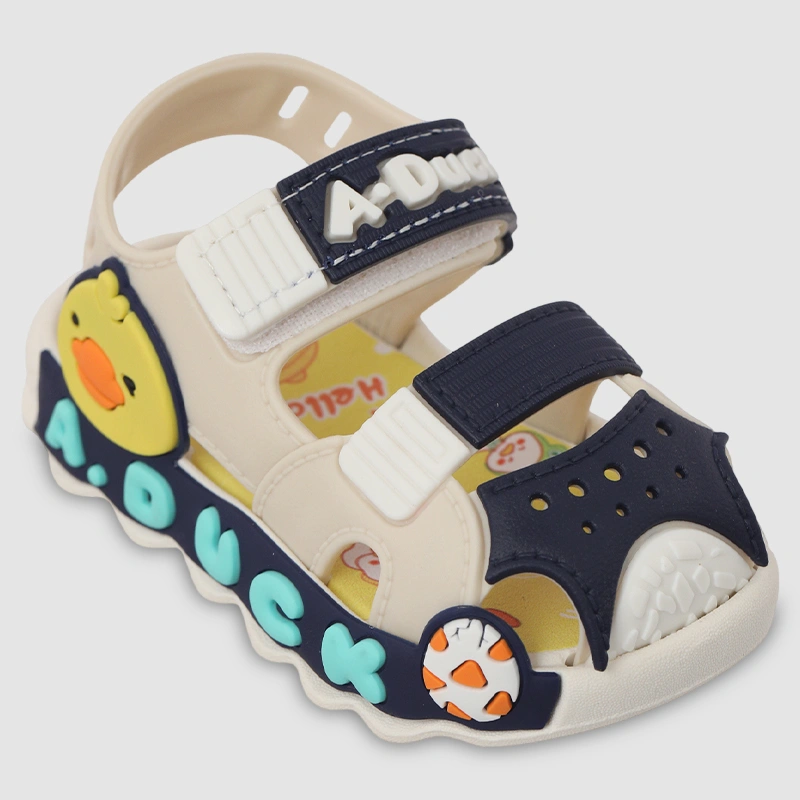 Giày sandal cho bé HappyTime SD014 màu trắng - xanh 3