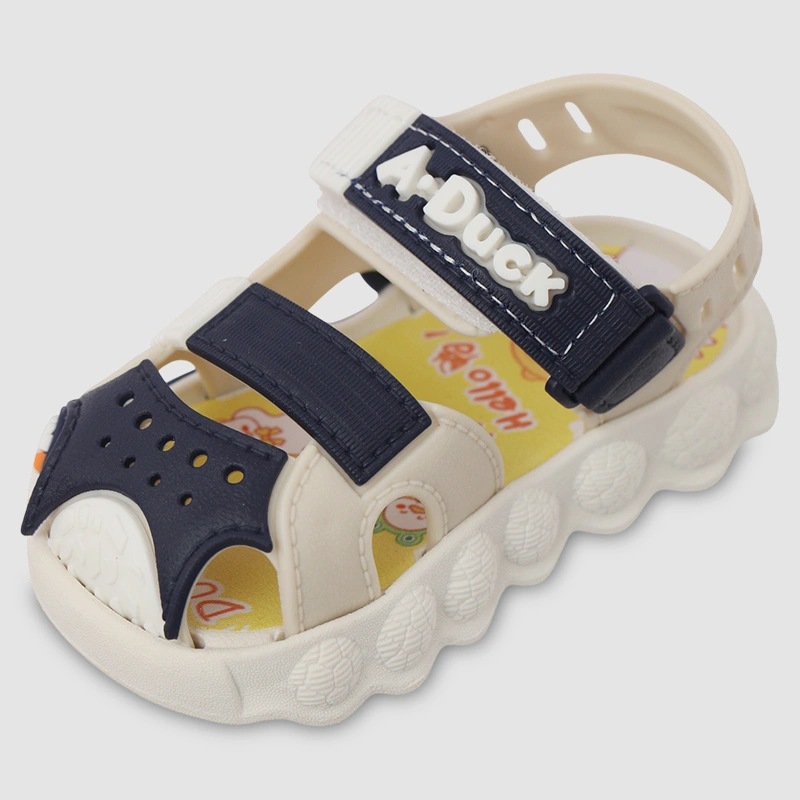 Giày sandal cho bé HappyTime SD014 màu trắng - xanh 4