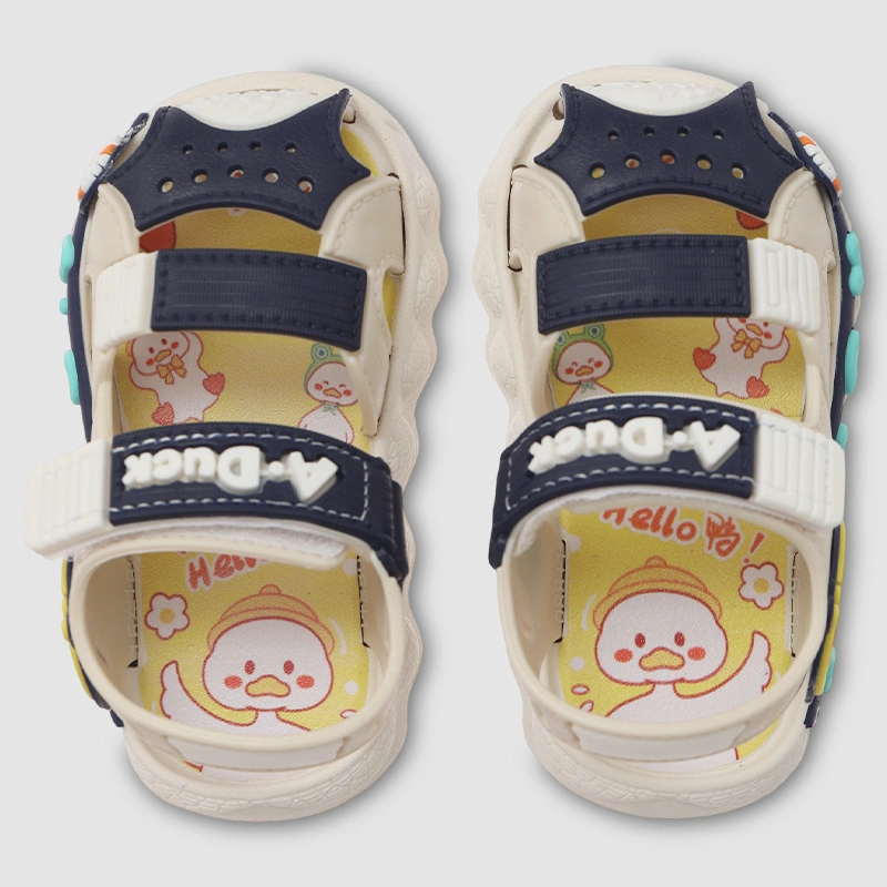 Giày sandal cho bé HappyTime SD014 màu trắng - xanh 9