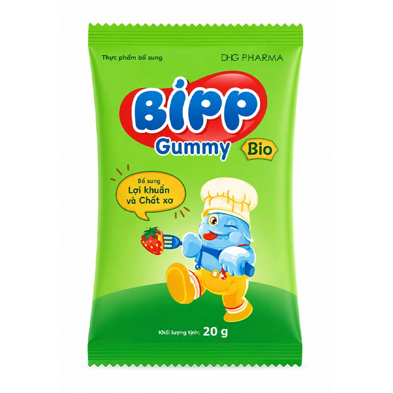Kẹo dẻo Bipp Gummy Bio bổ sung lợi khuẩn và chất xơ hương trái cây, 20g dạng viên (từ 3 tuổi) 2